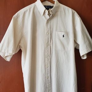 RL seersucker short sleeve shirt